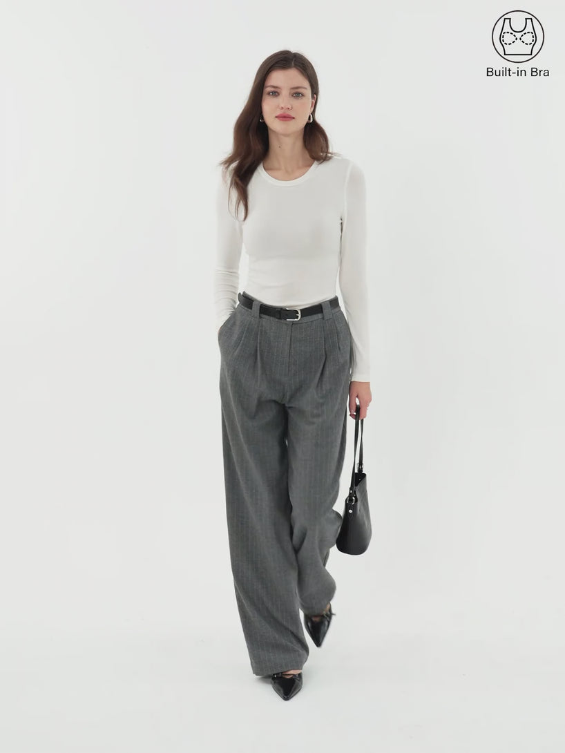 Crewneck Long Sleeve Brami