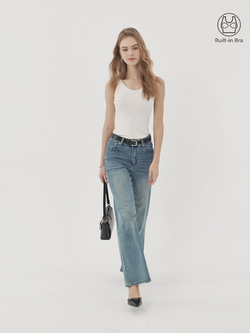 Cotton Lyocell U-Neck Brami Tank