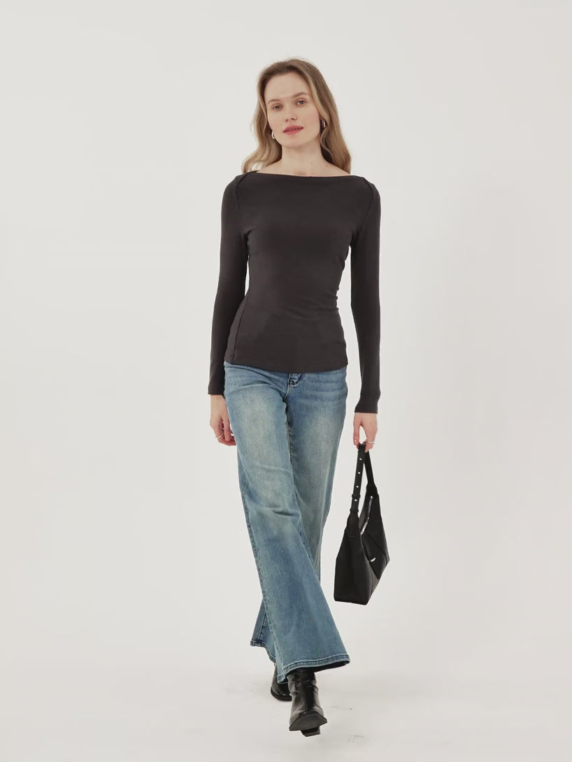 ProWarm Boatneck Long Sleeve Top