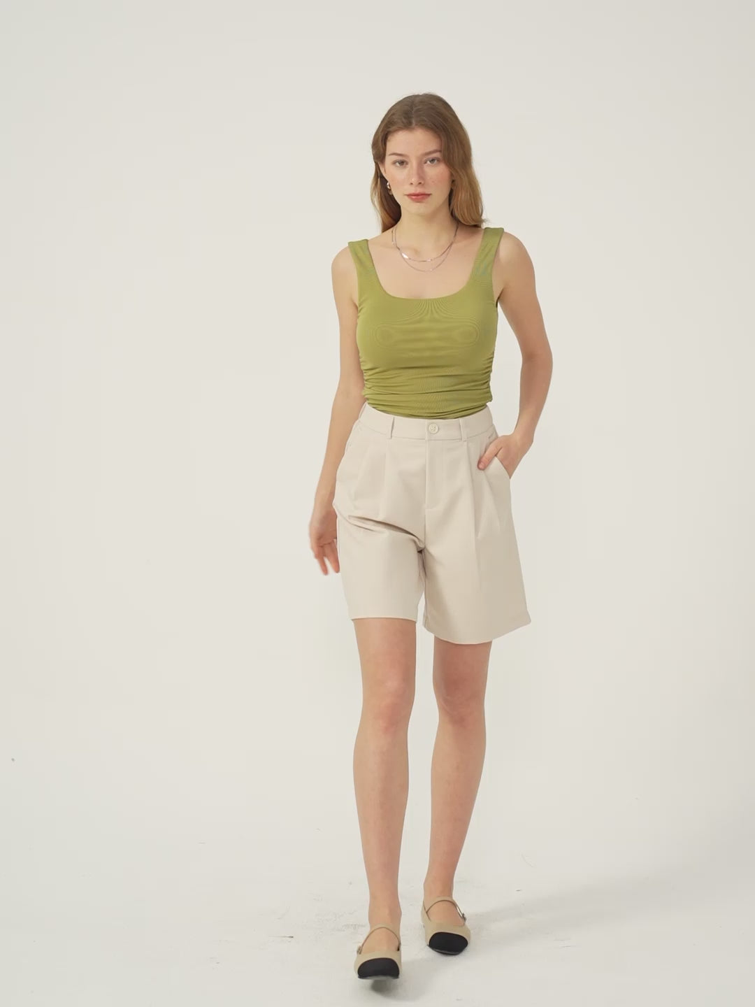 Ruched Tank Top