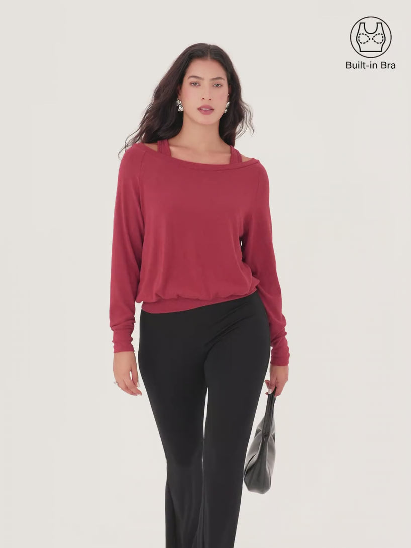 OGLmove LiteWarm Multi-Wear Layering Bra Top