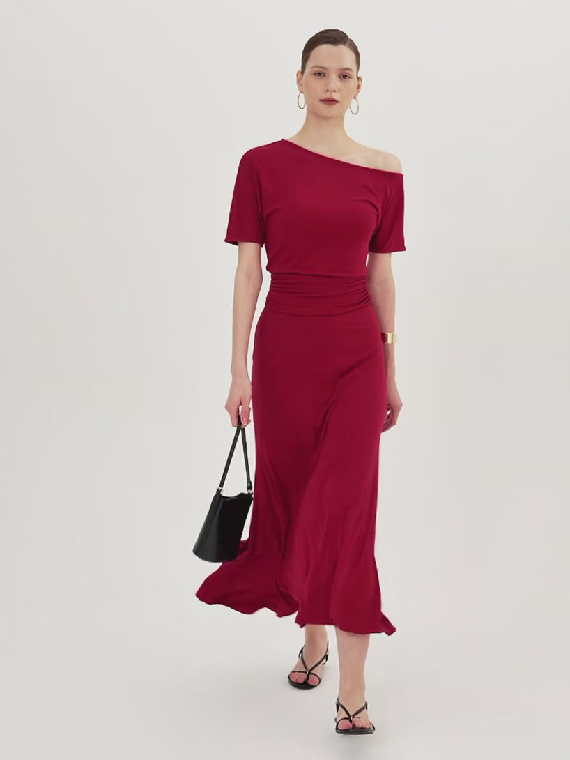 OGLmove CoolTouch Flowy Maxi Flared Skirt