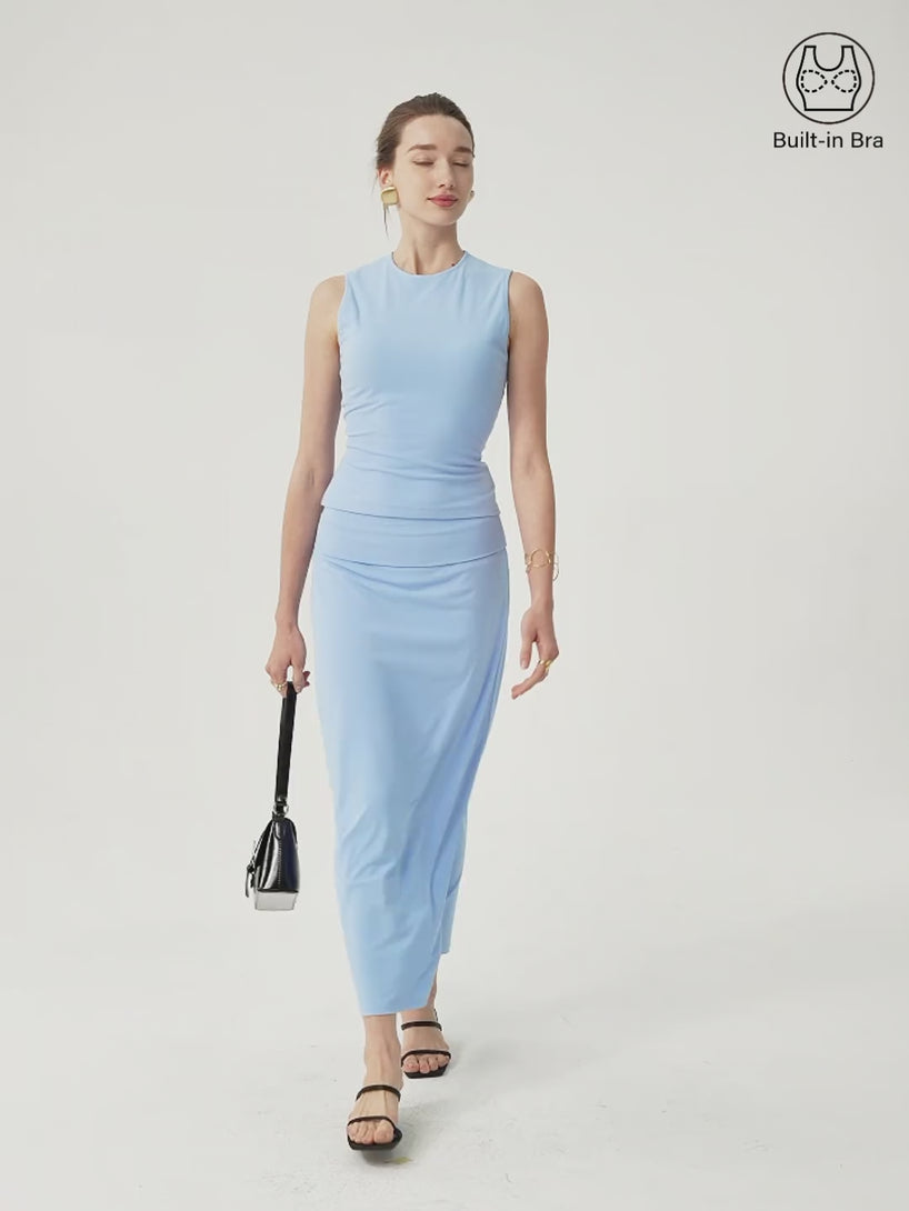 OGLmove Back Smoothing Cooling Open-Back Bra Tank