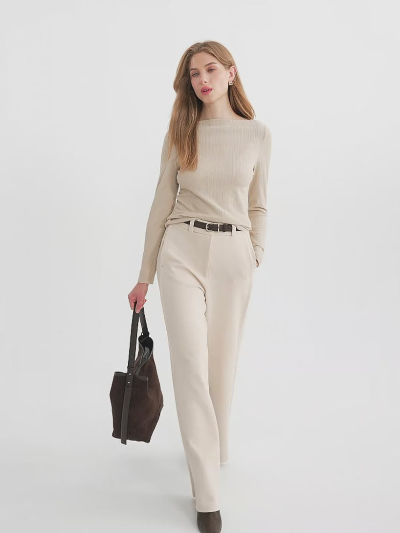 OGLmove Prowarm Boatneck Long Sleeve Top