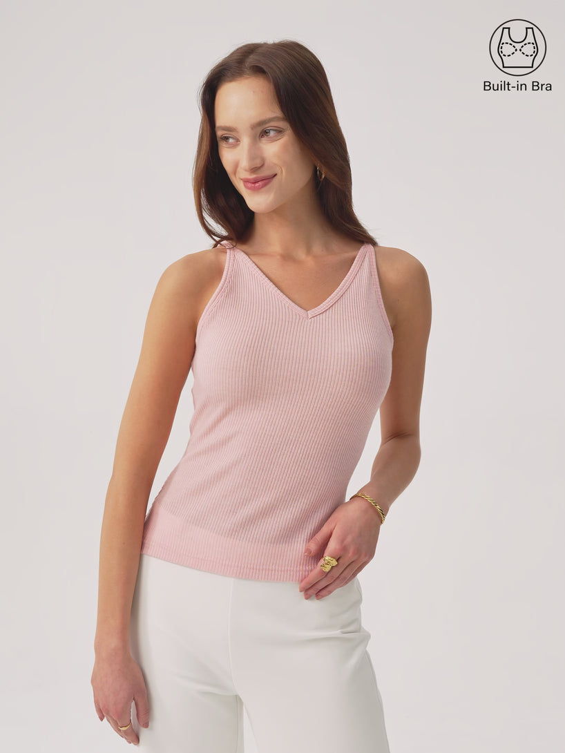 OGLmove V-Neck Spaghetti Bra Tank