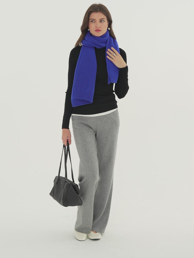 OGLmove Merino Blend Mid Rise Straight-Leg Pants with Pockets