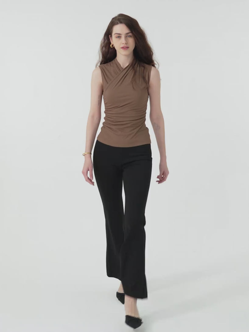 Effortless Surplice Second-skin Tank