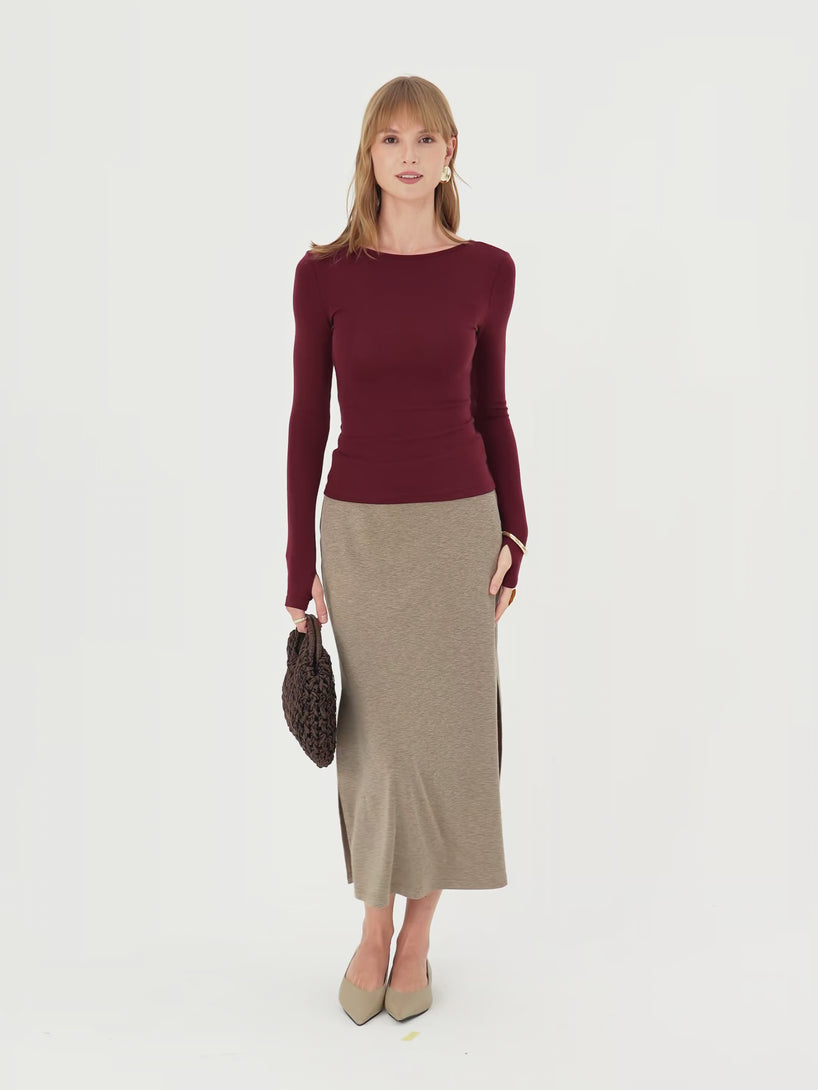 OGLmove Essential Lyocell Multi-Wear Long Sleeve Top with Thumbholes