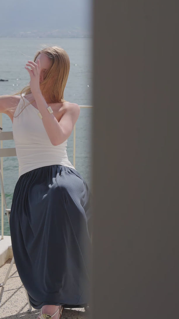 One Shoulder Twisted Brami Tank