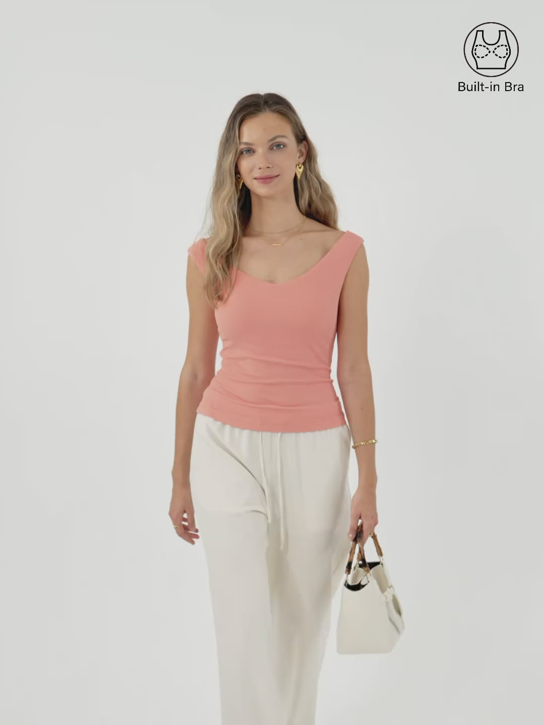 Essential V-neck New Airy Brami