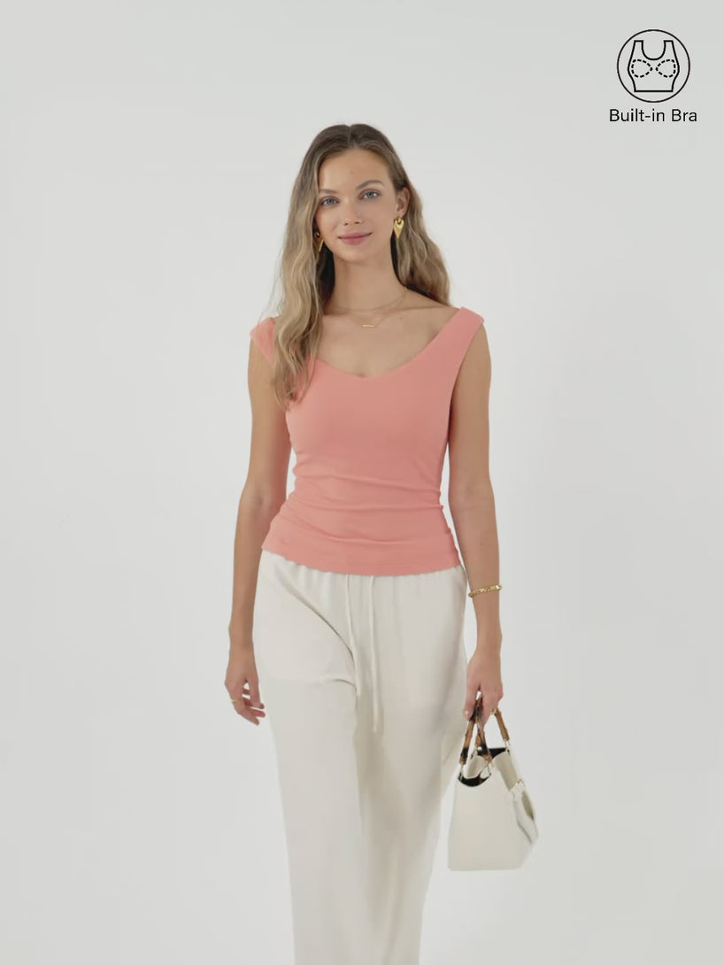 Essential V-neck New Airy Brami