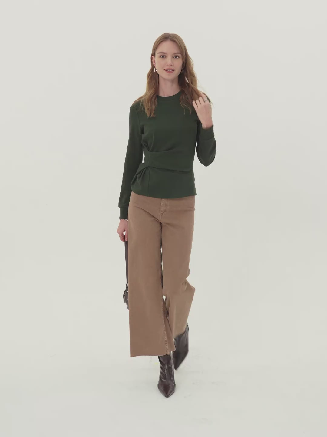 ProWarm Crewneck Tucked Long Sleeve Top