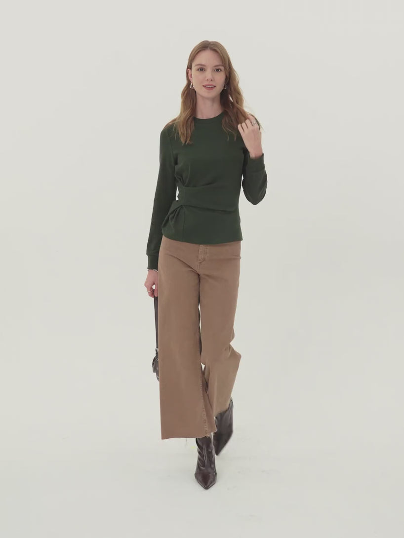 ProWarm Crewneck Tucked Long Sleeve Top