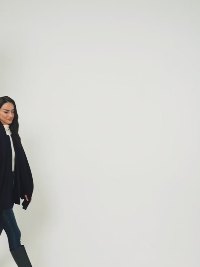 Oversized Scarf Jacket