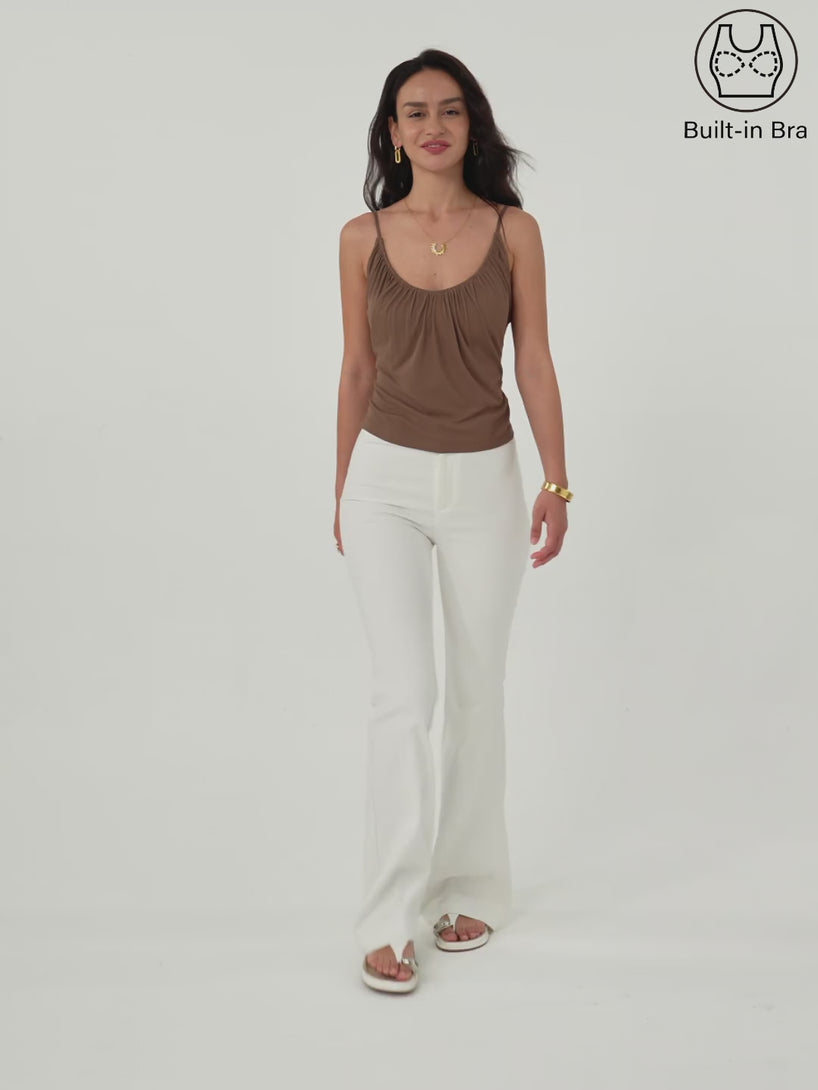 Scoop Neck Spaghetti Brami