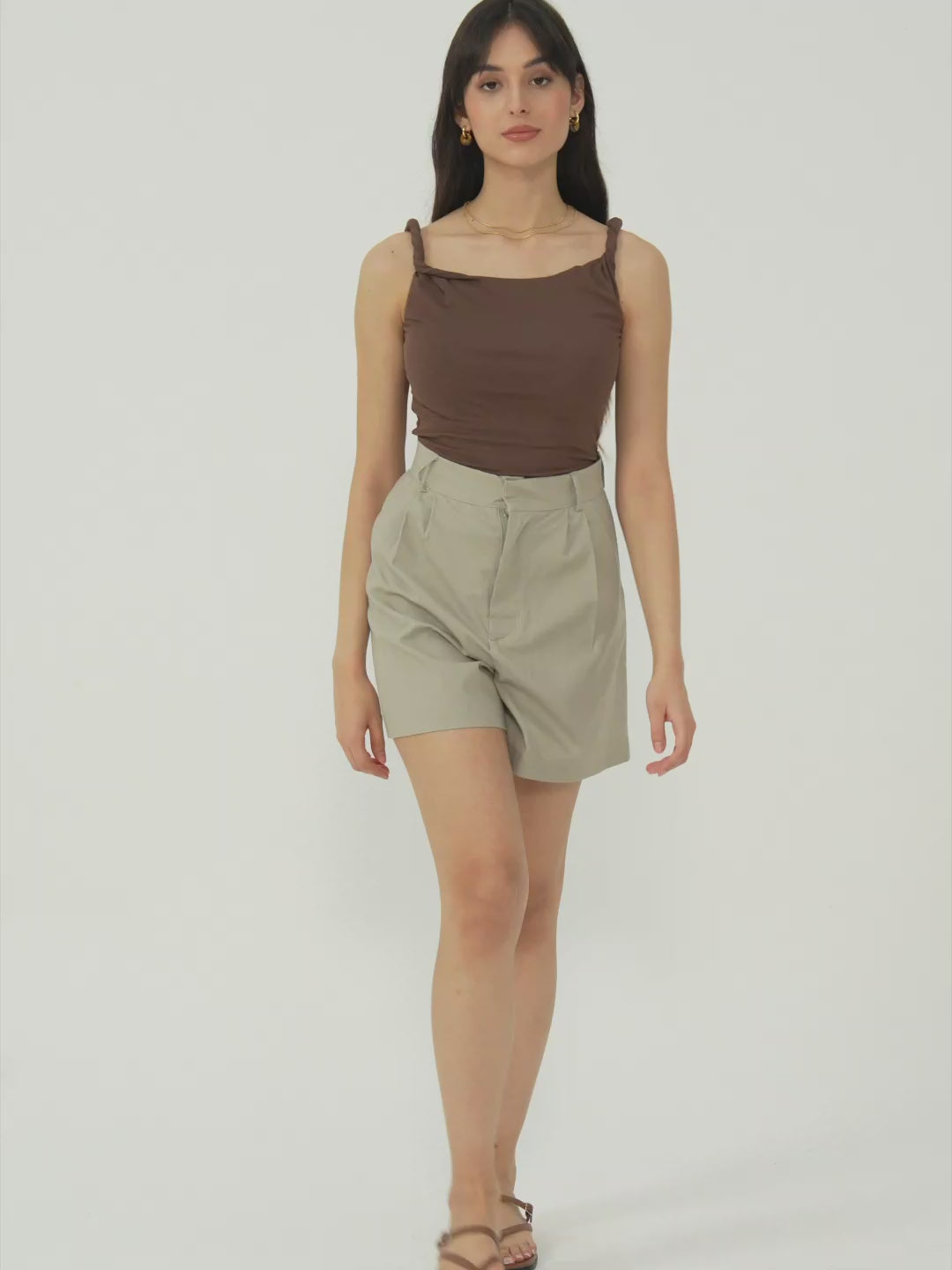 Ronda Brami Top - Chocolate Brown