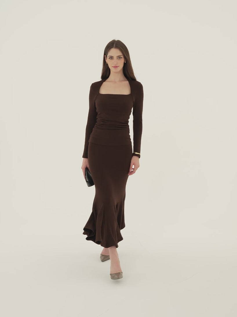OGLmove ProWarm High-Rise Mermaid Midi Skirt