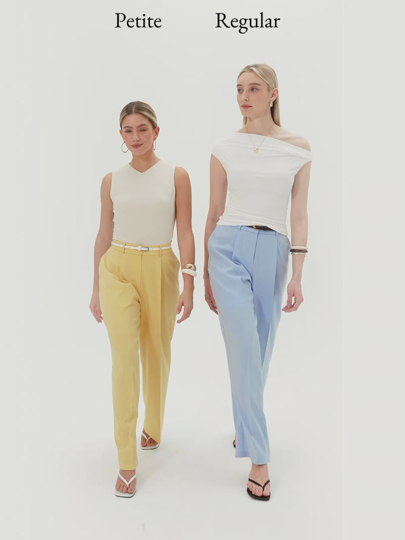 OGLmove Linen Blend Wide Leg Pants