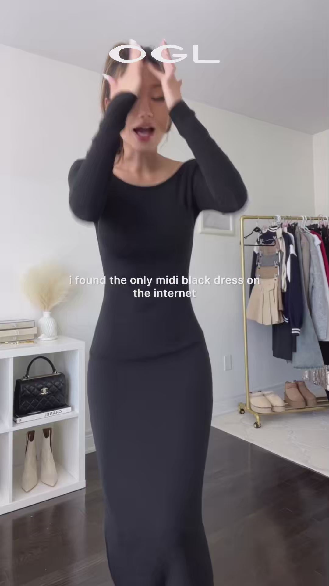 Open Back Brami Midi Dress