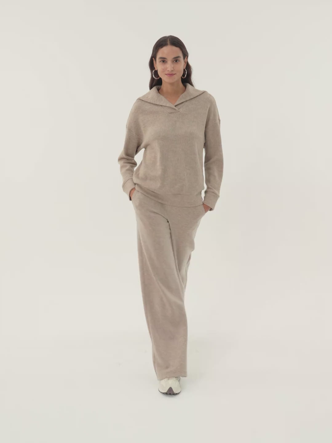 Cozy Warm V-Neck Relaxed Fit Pullover