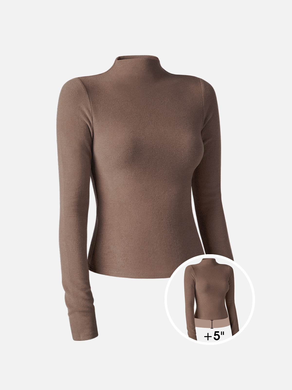 OGLmove Turtleneck for Women Long Sleeve Tops Brushed Fall Tops