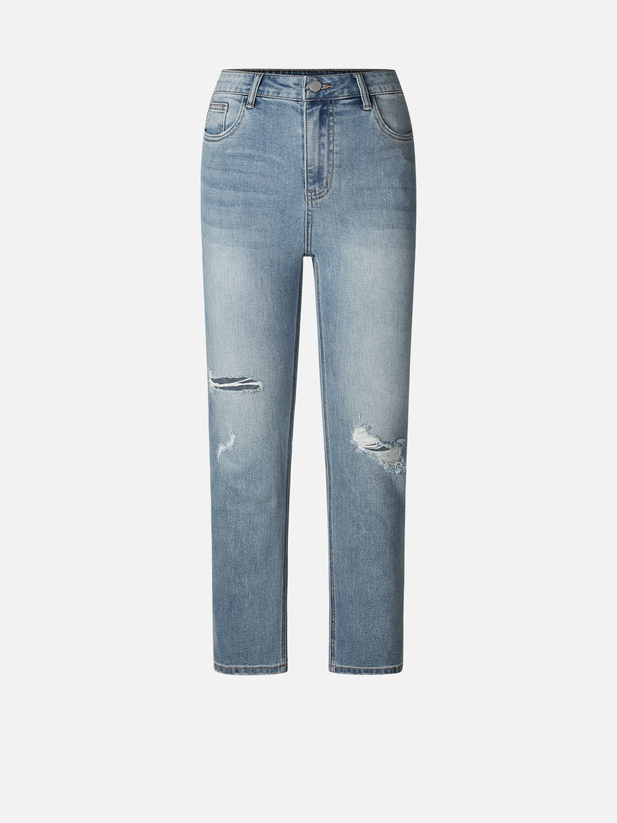 Ripped Taper Jeans - Dusk