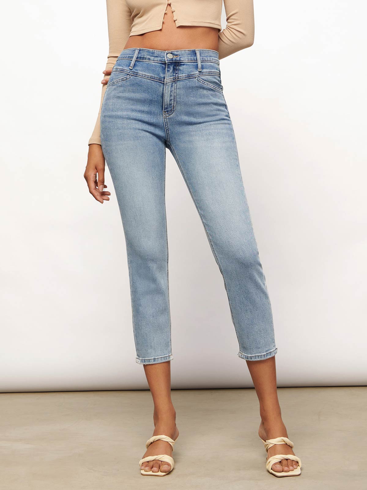 Mid-rise Taper Jeans - Dusk