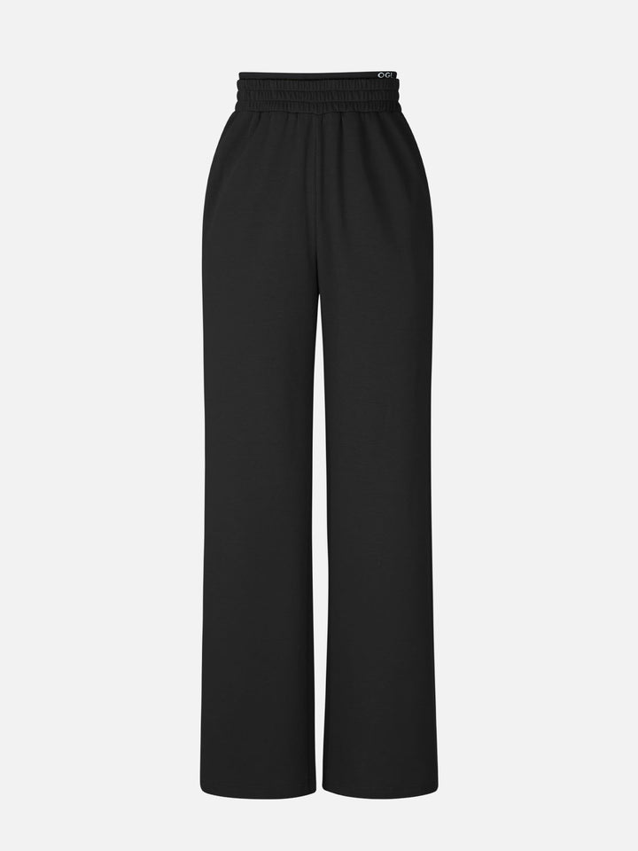 Ruthless Double Waistband Wide Leg Trousers