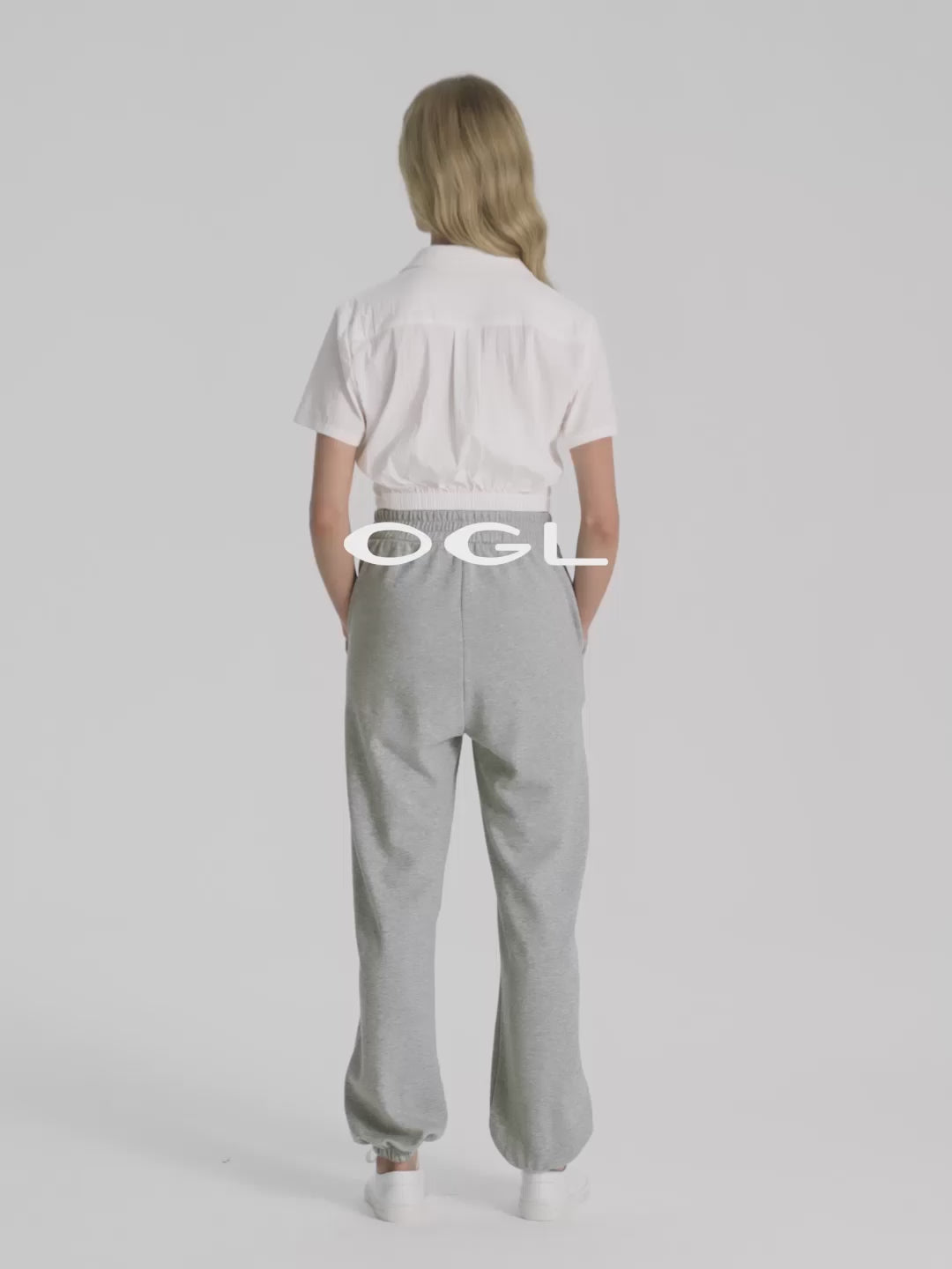 OGLmove-Double Waistband Sweatpant for Women